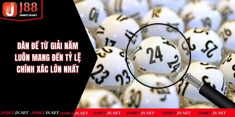 Dàn đề từ giải năm luôn mang đến tỷ lệ chính xác lớn nhất